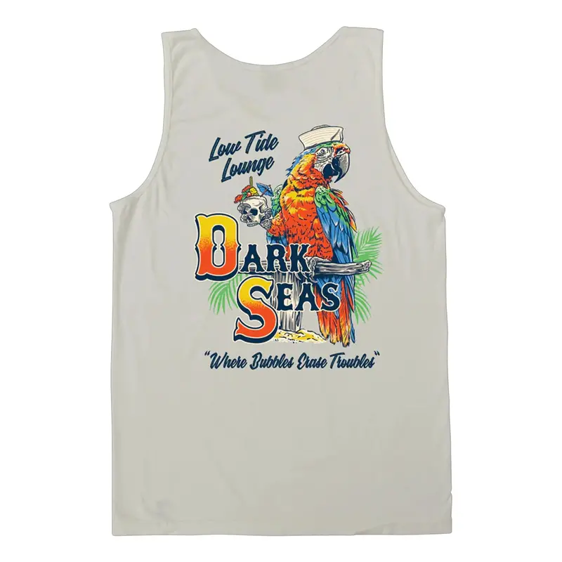 Dark Seas Key West Pigment-Dyed Tank Top – Soft, Distressed Summer Essential 1