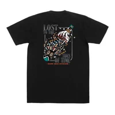 Dark Seas Lost Time Printed T-Shirt – Casual Coastal Style 1