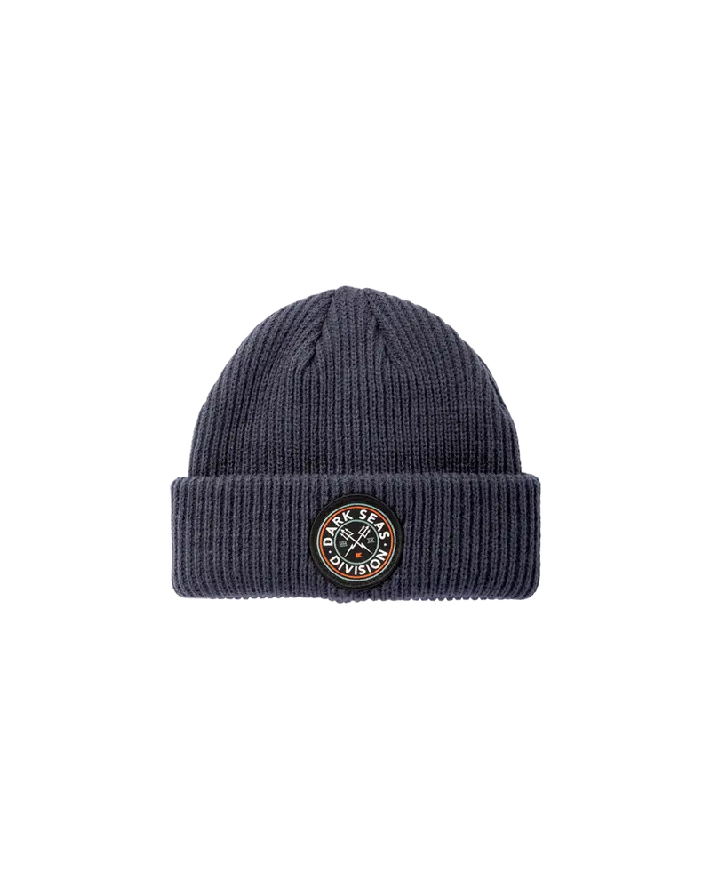 Dark Seas Navy Beanie – Lightweight Knit Winter Hat 1