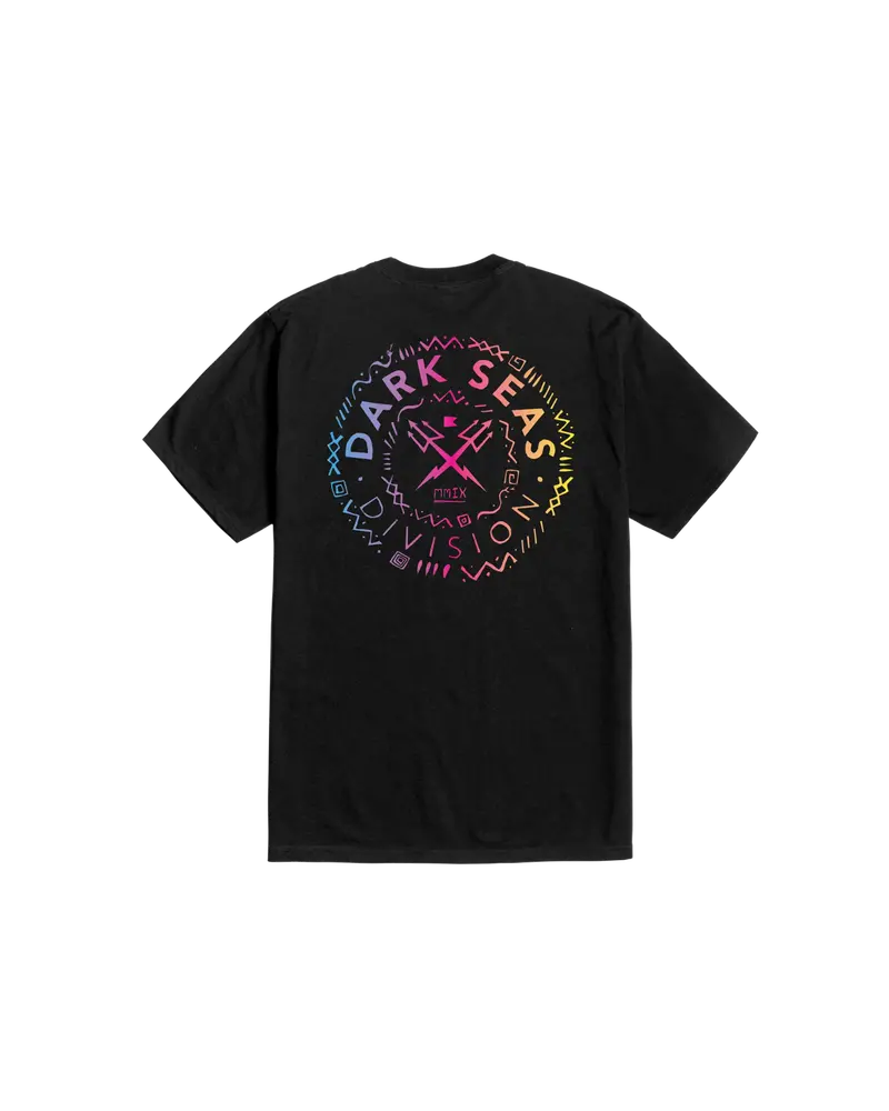Dark Seas Neon Tribe Graphic T-Shirt – Bold Coastal Streetwear Tee 1