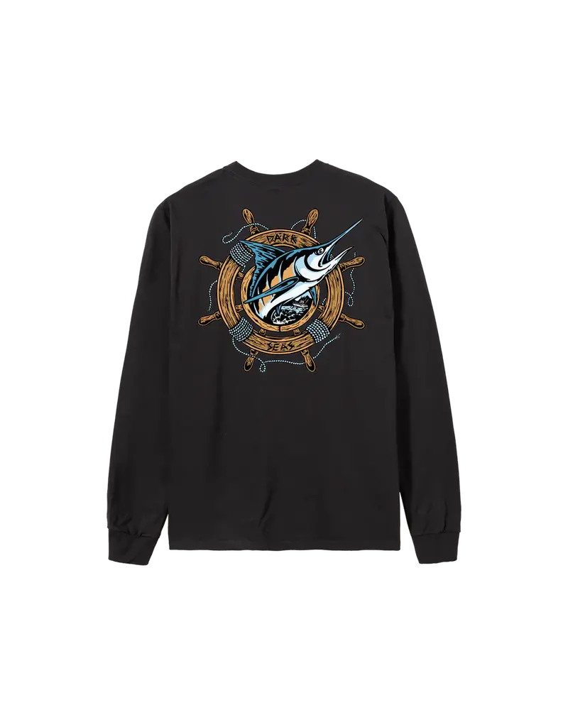 Dark Seas Waterlogged Long-Sleeve Performance Tee 1