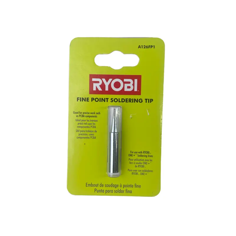 Fine-Point Soldering Tip Kit Compatible With Ryobi P3100 & P3105 Soldering Irons 1
