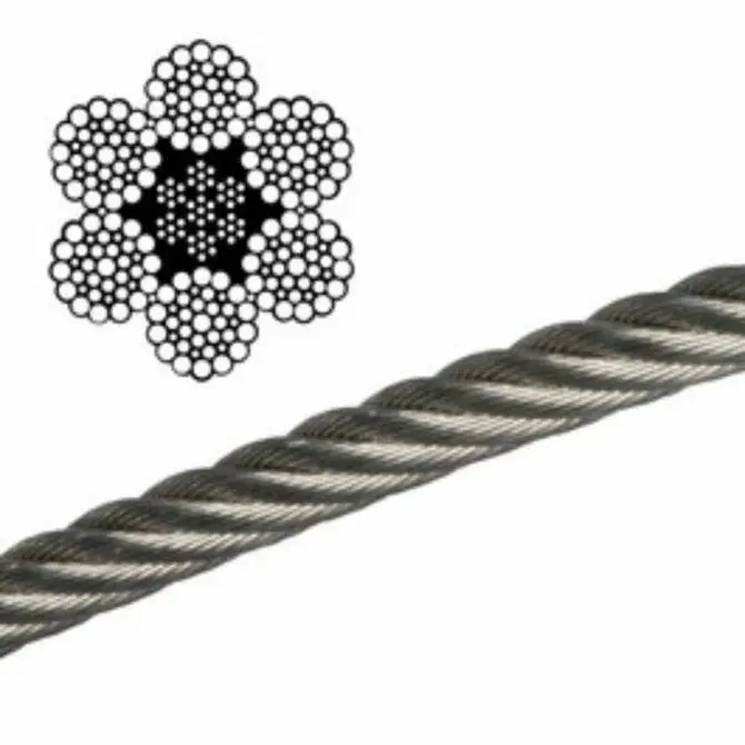 Galvanized Coated Wire – 1/8" Core, 3/16" Overall Diameter 1