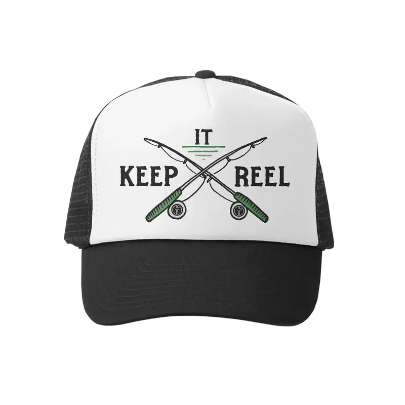 Grom Squad Keep It Reel Fishing-Themed T-Shirt 1