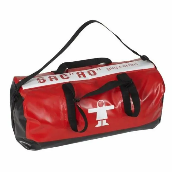 Guy Cotten Ao Holdall Duffel Bag – Red-And-Black Tactical-Style Storage Tote 1
