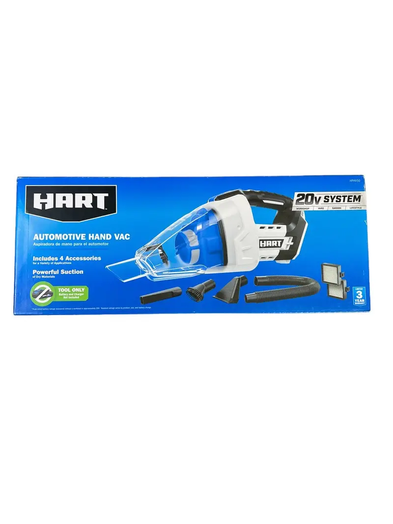 Hart 20V Cordless Automotive Detailing Hand Vacuum – Tool Only 1