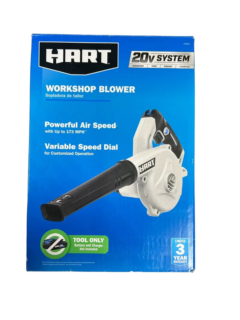 Hart 20V Cordless Workshop Blower – Bare Tool 1