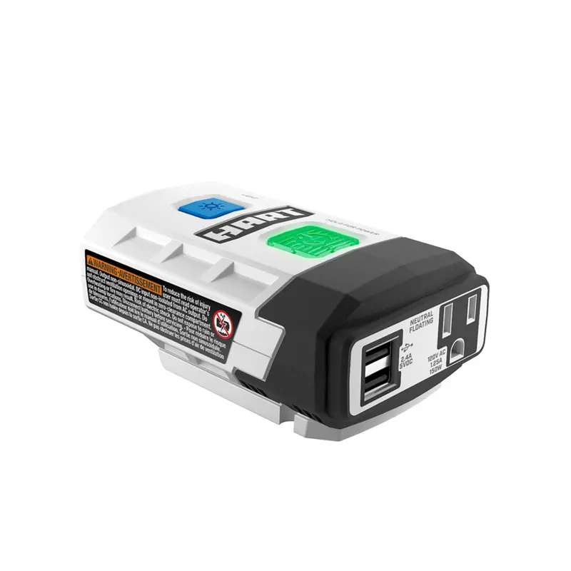 Hart 20V Portable Power Inverter (Dc To Ac, Bare Tool) 1