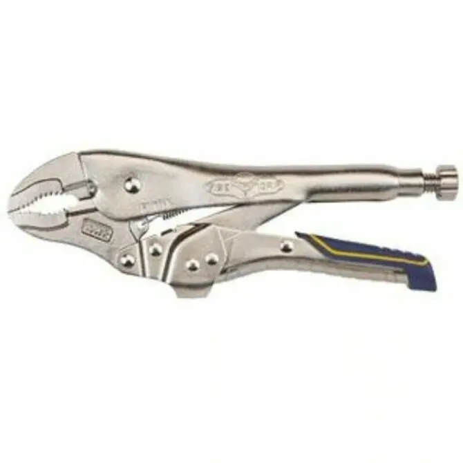 Irwin 7-Inch Fast-Release Curved-Jaw Locking Pliers With Integrated Wire Cutter 1