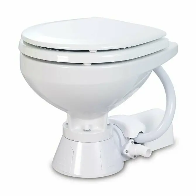 Jabsco Compact 12V Marine Toilet – Space-Saving Electric Bowl System For Small Vessels 1