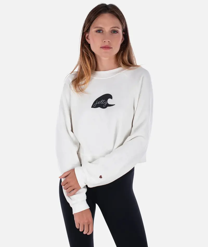 Jetty Breaking Barriers Embroidered Crewneck 1