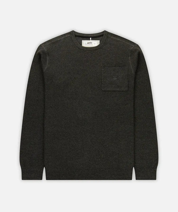Jetty Brine Cable-Knit Cotton Sweater 1