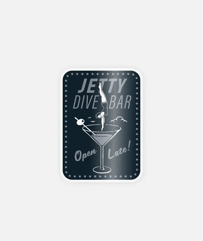 Jetty Divebar Die-Cut Sticker 1