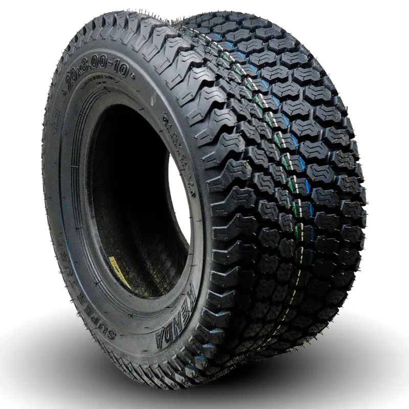 Kenda K500 Super Turf Tire — 20×8.00-10, 4-Ply Construction 1
