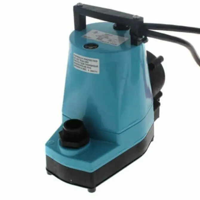 Little Giant Submersible Utility Pump – 1/6 Hp, 1200 Gph, Piggyback Switch & 18 Ft Cord 1