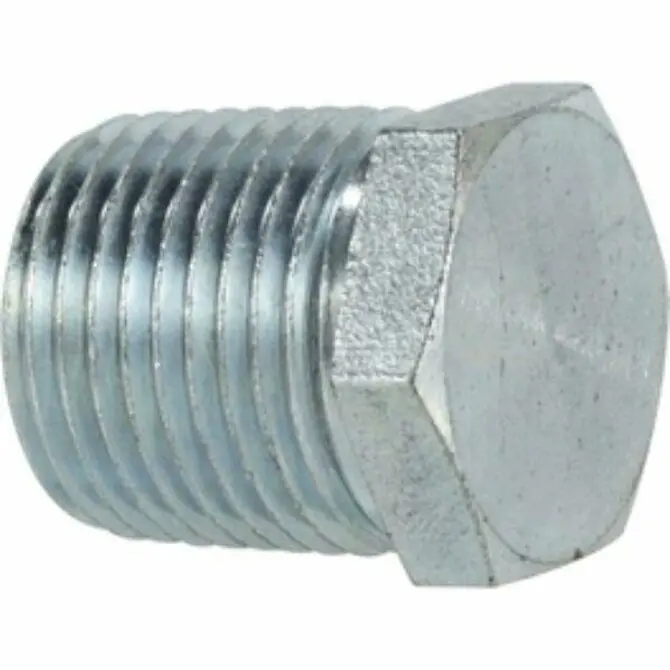 Midland Hex Head Plug – Solid Brass Threaded Closure 1