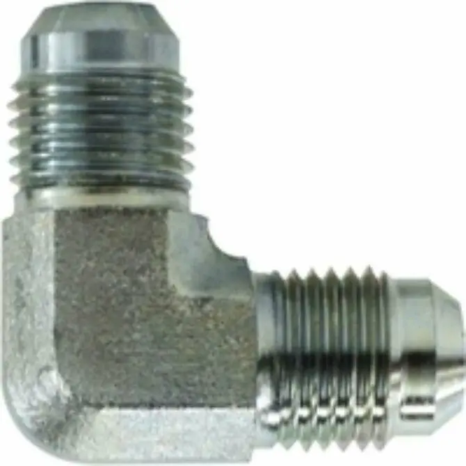 Midland Jic 7/16-Inch Union Elbow – Stainless Steel Hydraulic Fitting 1