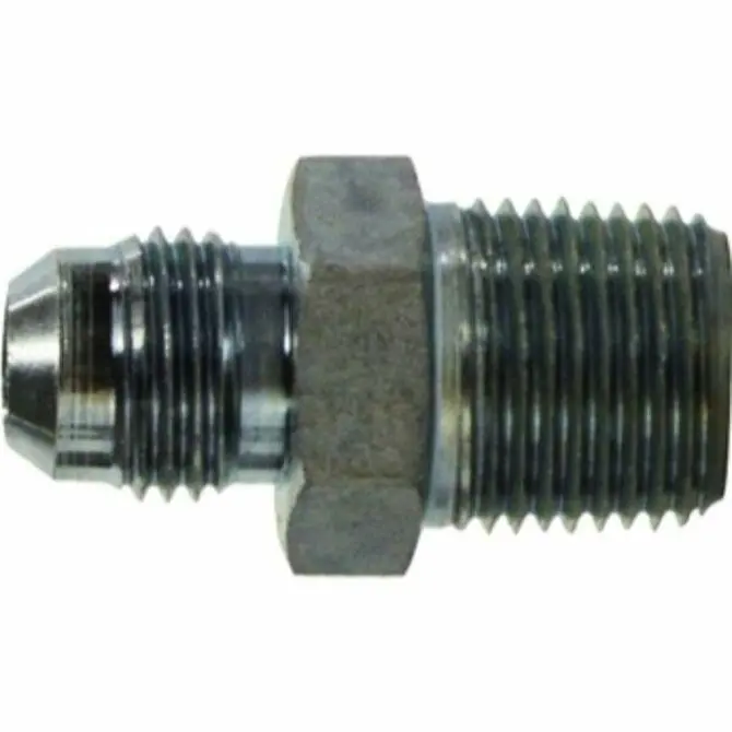 Midland Jic Male Connector – Flared Hydraulic Fitting With Male Threads 1