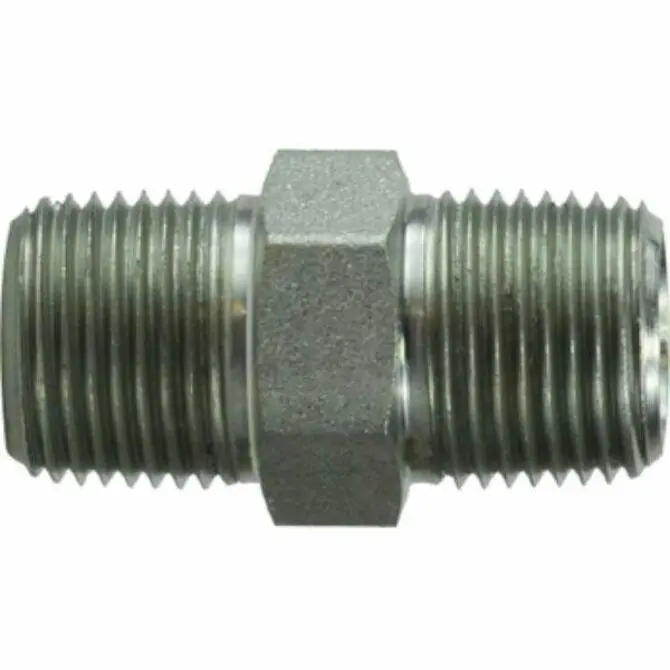 Midland Male Hex Nipple – Precision-Machined Threaded Fitting 1