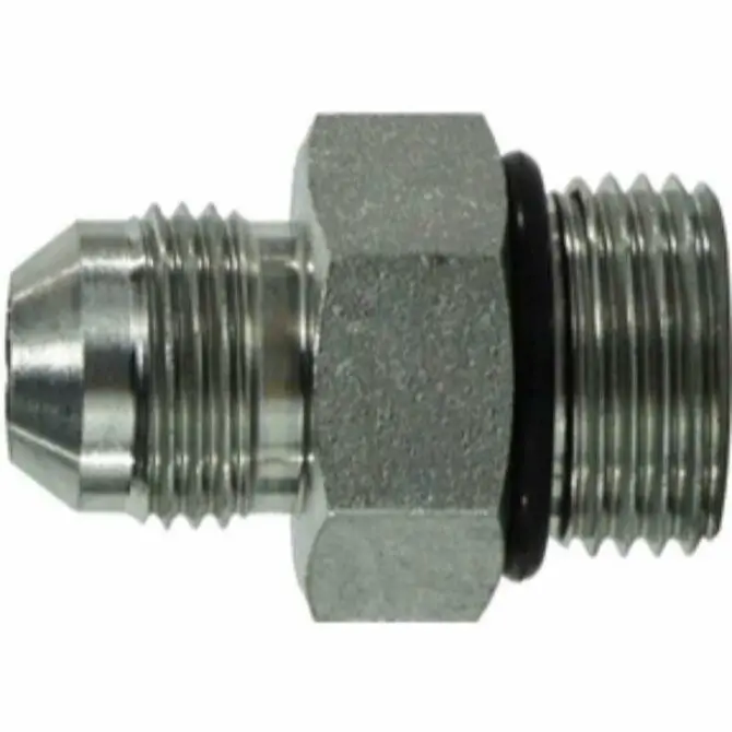 Midland Male Jic Flare To O-Ring Straight Connector 1