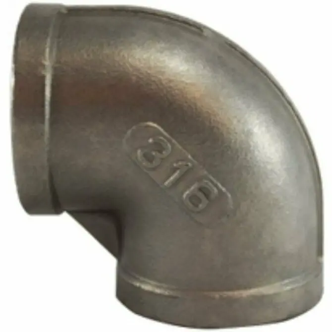 Midland Stainless Steel 90° Pipe Elbow Fitting 1