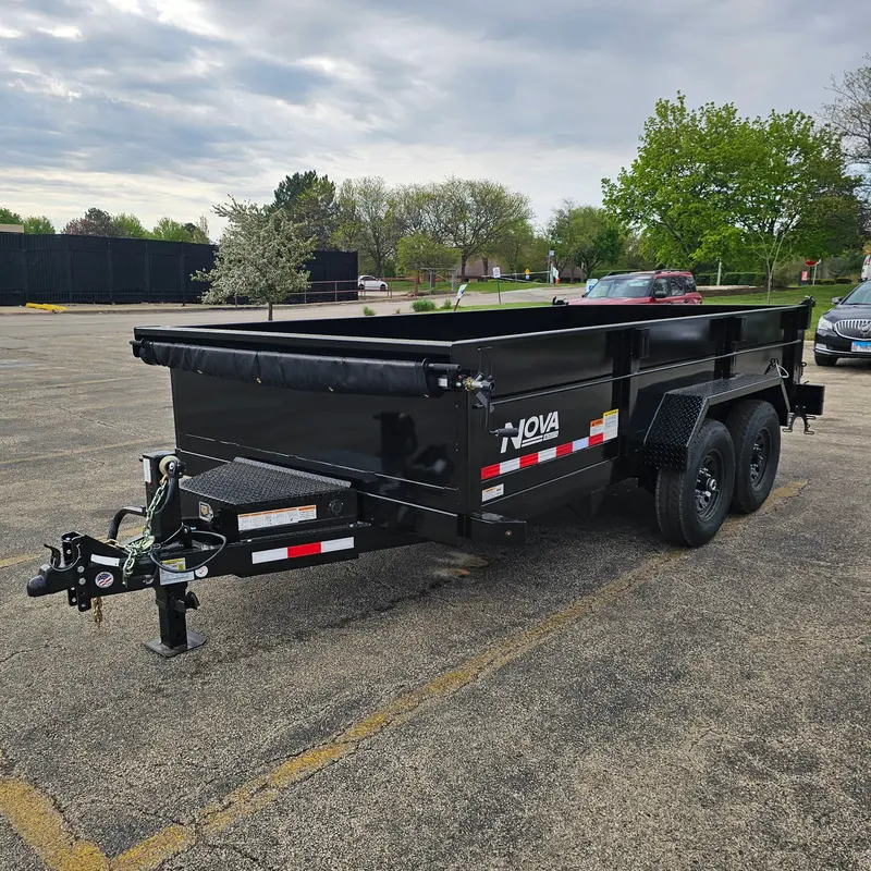 Midsota Ndt8214-Bp-154 14-Foot Nova Dump Bed Trailer – Standard Model 1