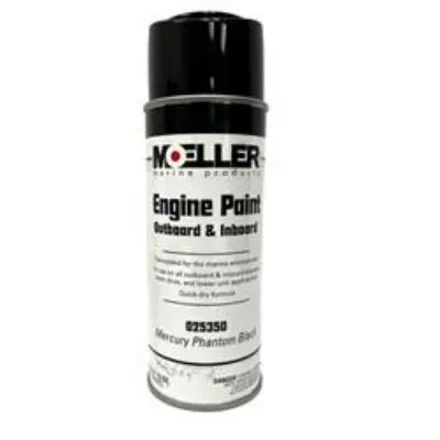 Moeller Mercury Phantom Black Engine Spray Paint 1