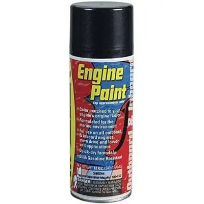 Moeller Suzuki Charcoal Marine Engine Spray Paint – Fade-Resistant Pigment 1
