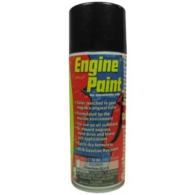 Moeller Suzuki Shadow Black Engine Spray Paint – Matte Marine Finish 1
