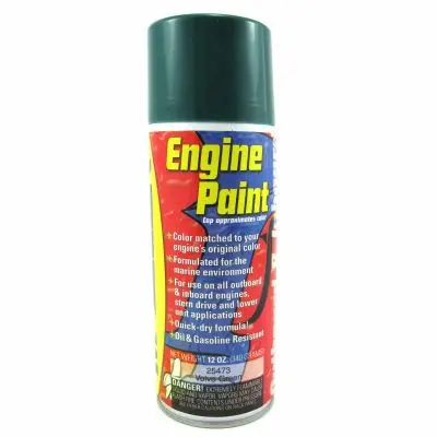 Moeller Volvo Green Color Vision Engine Spray Paint – High-Visibility Marine Grade 1