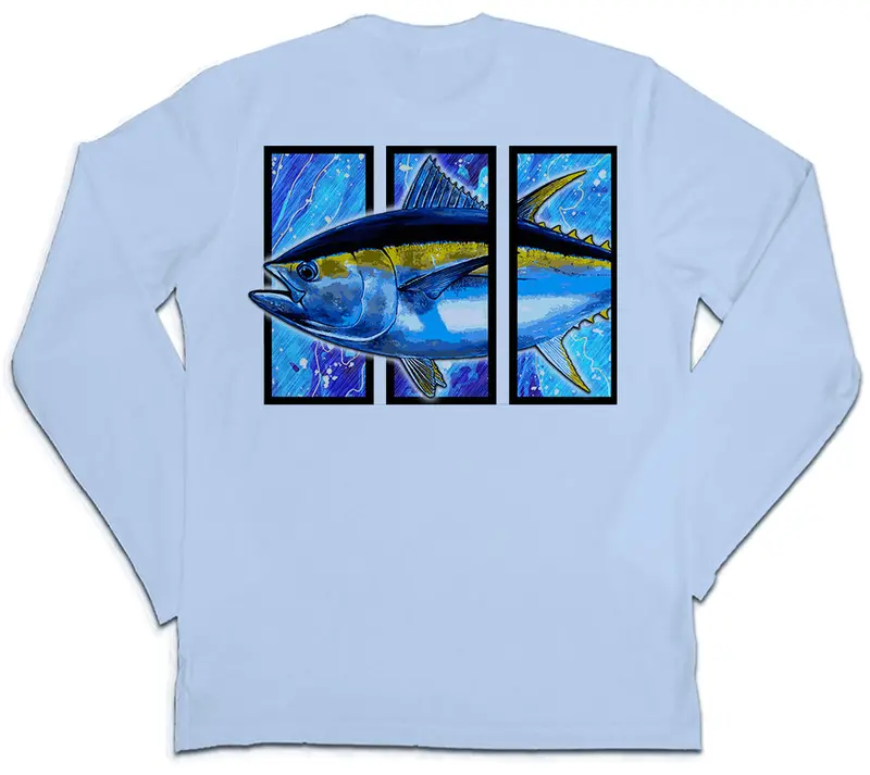 Native Outfitters Sea Gear Tri Tuna Sun-Protective Tee Spf 50+ 1