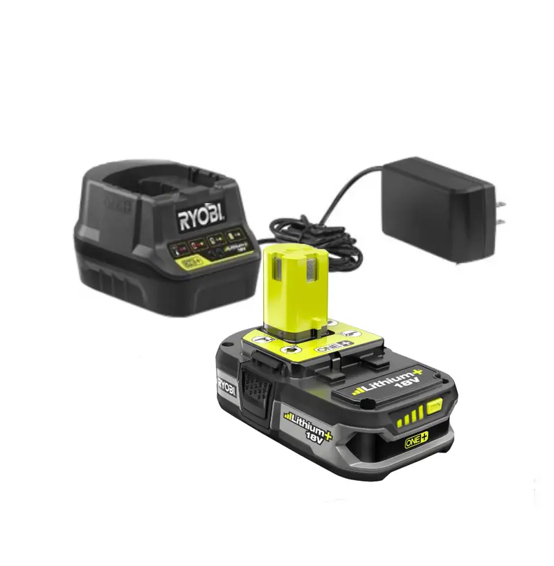One+ 18V 1.5Ah Lithium-Ion Battery & Charger Bundle (Refurbished) 1