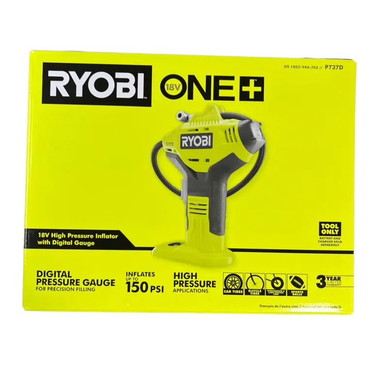 One+ 18V Cordless High-Pressure Digital Inflator – Bare Tool 1