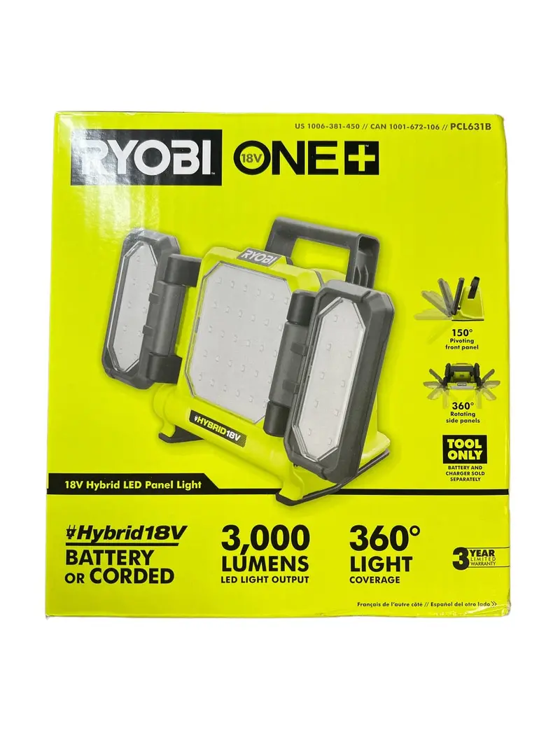 One+ 18V Cordless Hybrid Led Panel Light – Bare Tool 1