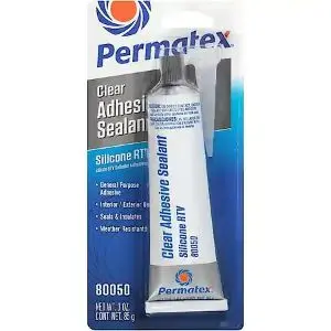 Permatex Clear Rtv Silicone Adhesive – Transparent Curing, 3 Oz 1