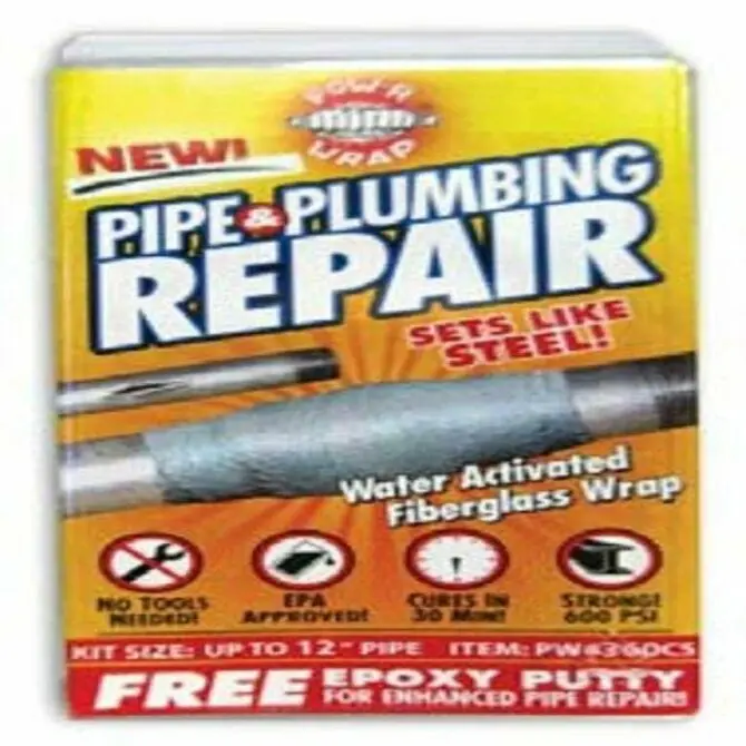 Pow-R-Wrap 10-Inch Plumbing And Pipe Repair Kit 1