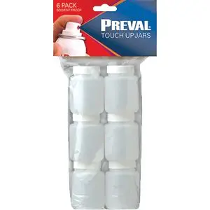Preval 3 Oz Plastic Refill Bottles – 6-Pack 1