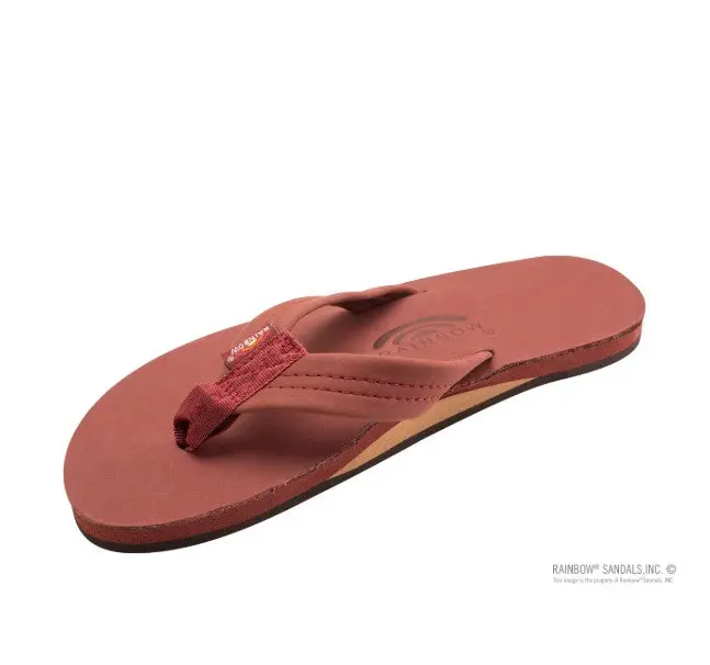 Rainbow Sandals Women'S Single-Layer Leather Flip-Flops 1