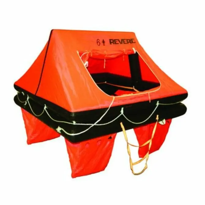 Revere Coastal Commander 2.0 Liferaft – 6-Person Inflatable Emergency Raft In Carry Valise 1