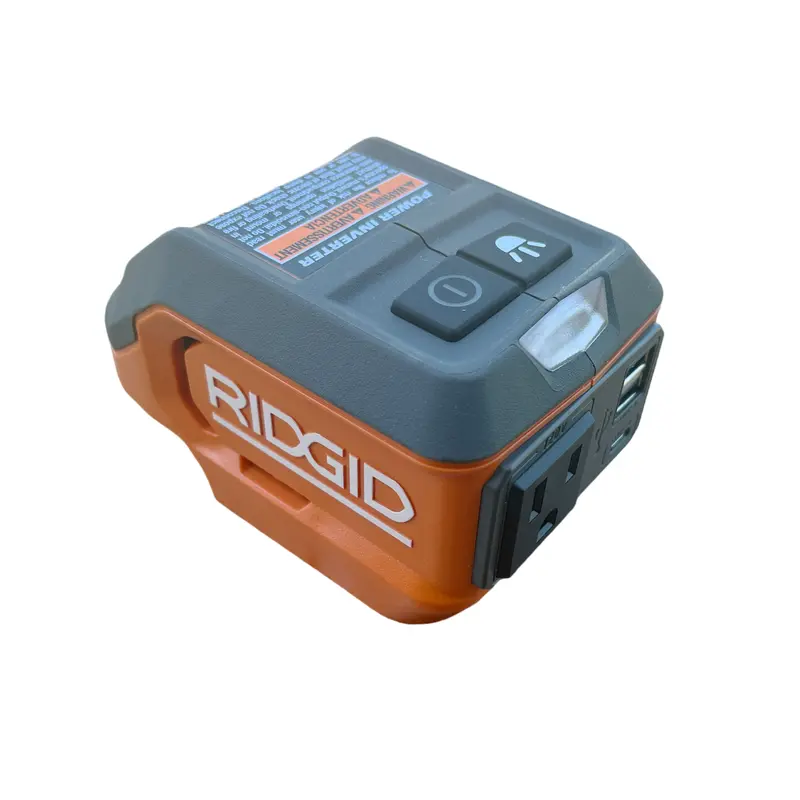 Ridgid 18V Cordless 175W Power Inverter – Dc To Ac Conversion (Tool-Only) 1