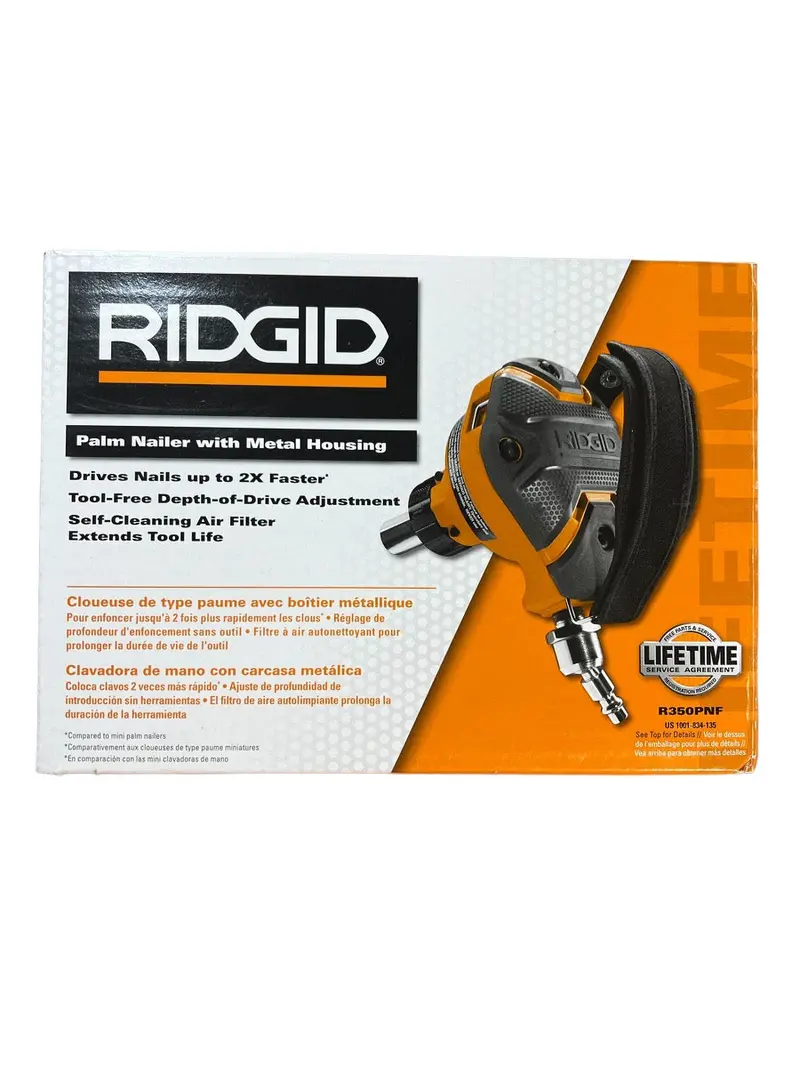 Ridgid Pneumatic 3.5-Inch Full-Size Palm Nailer 1