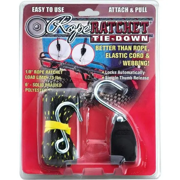 Rope Ratchet Tie-Down Strap For Secure Fastening 1