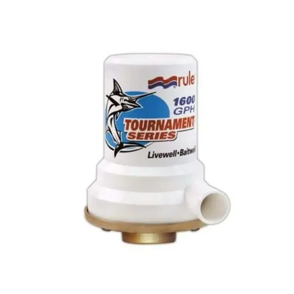 Rule Tournament Series Bronze Livewell Pump – 1600 Gph 1