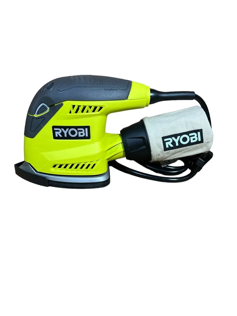Ryobi 1.2-Amp Corded 5.5-Inch Corner Cat Sander With Integrated Dust Bag – Refurbished 1