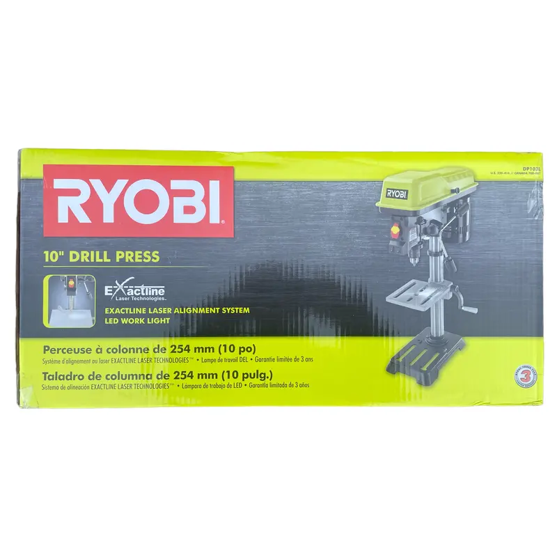 Ryobi 10" Drill Press With Exactline™ Laser Alignment 1