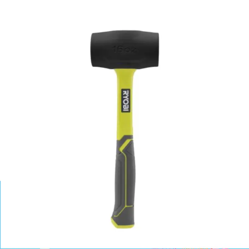 Ryobi 16 Oz Rubber Mallet – Durable Soft-Face Striking Tool 1