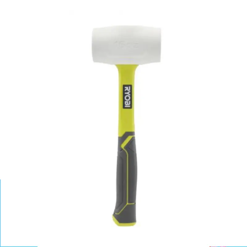 Ryobi 16 Oz Soft-Face Rubber Mallet – Non-Marring Striking Surface 1