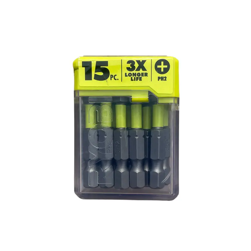 Ryobi 2" Impact Drive Bit Set – 15-Piece Bulk Pack 1