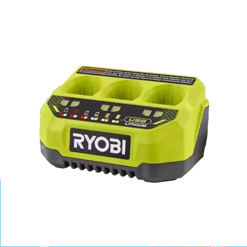 Ryobi 3-Port Usb Lithium-Ion Battery Charger – Fast & Efficient Charging (Factory Refurbished) 1