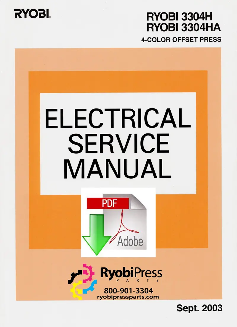 Ryobi 3304H Electrical System Manual – Pdf 1